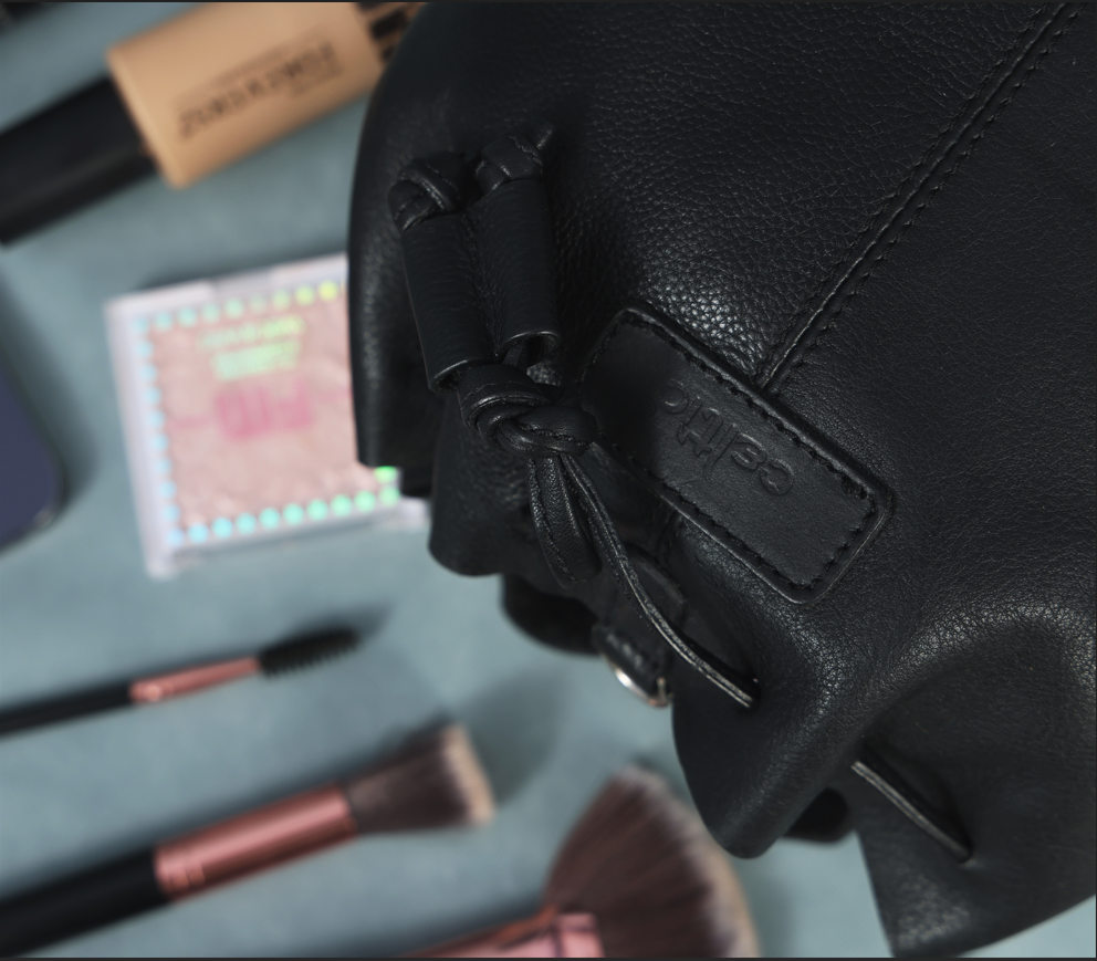 Stylish Black Textured Sling Bag for Women - Durable, Trendy & Compact :-BG-1755