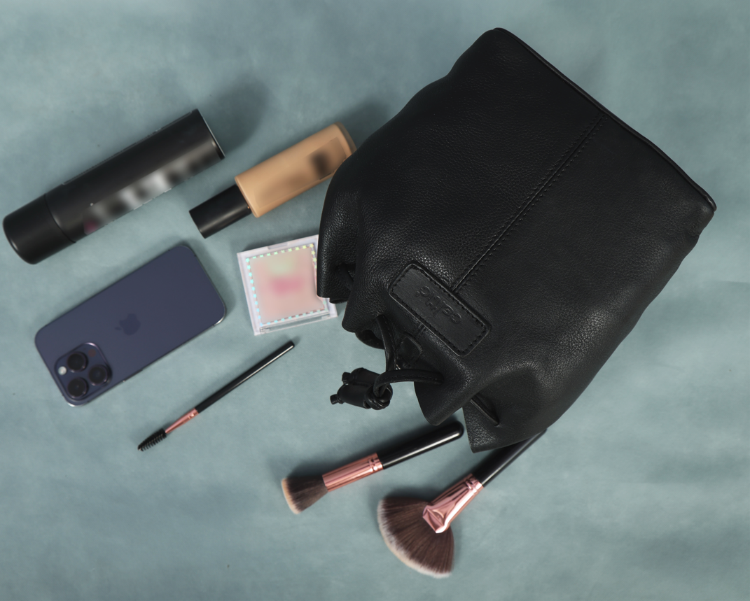 Stylish Black Textured Sling Bag for Women - Durable, Trendy & Compact :-BG-1755