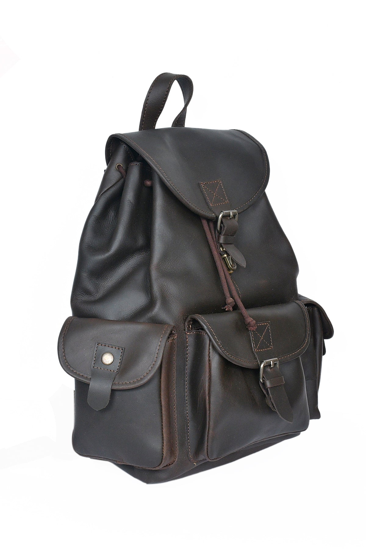 Brown Leather Backpack: Timeless Style and Versatility - CELTICINDIA