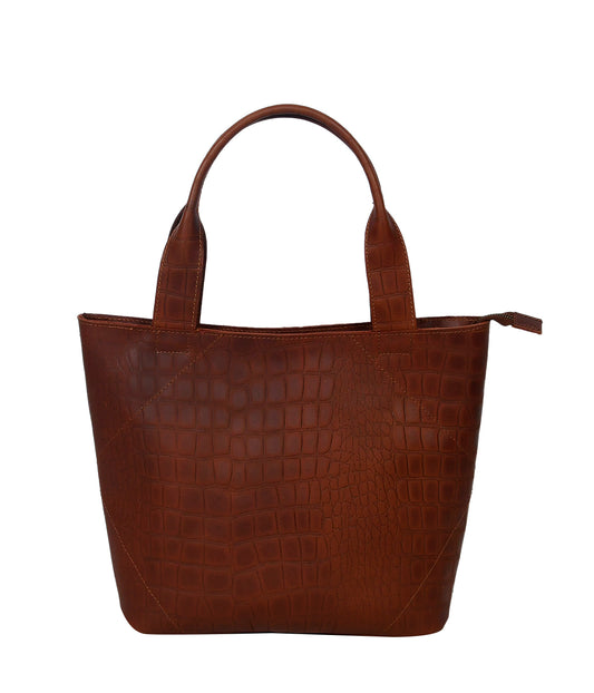 New celtic premium Elegance in Tan Canvas Tote Bag with Leather Accents. - CELTICINDIA