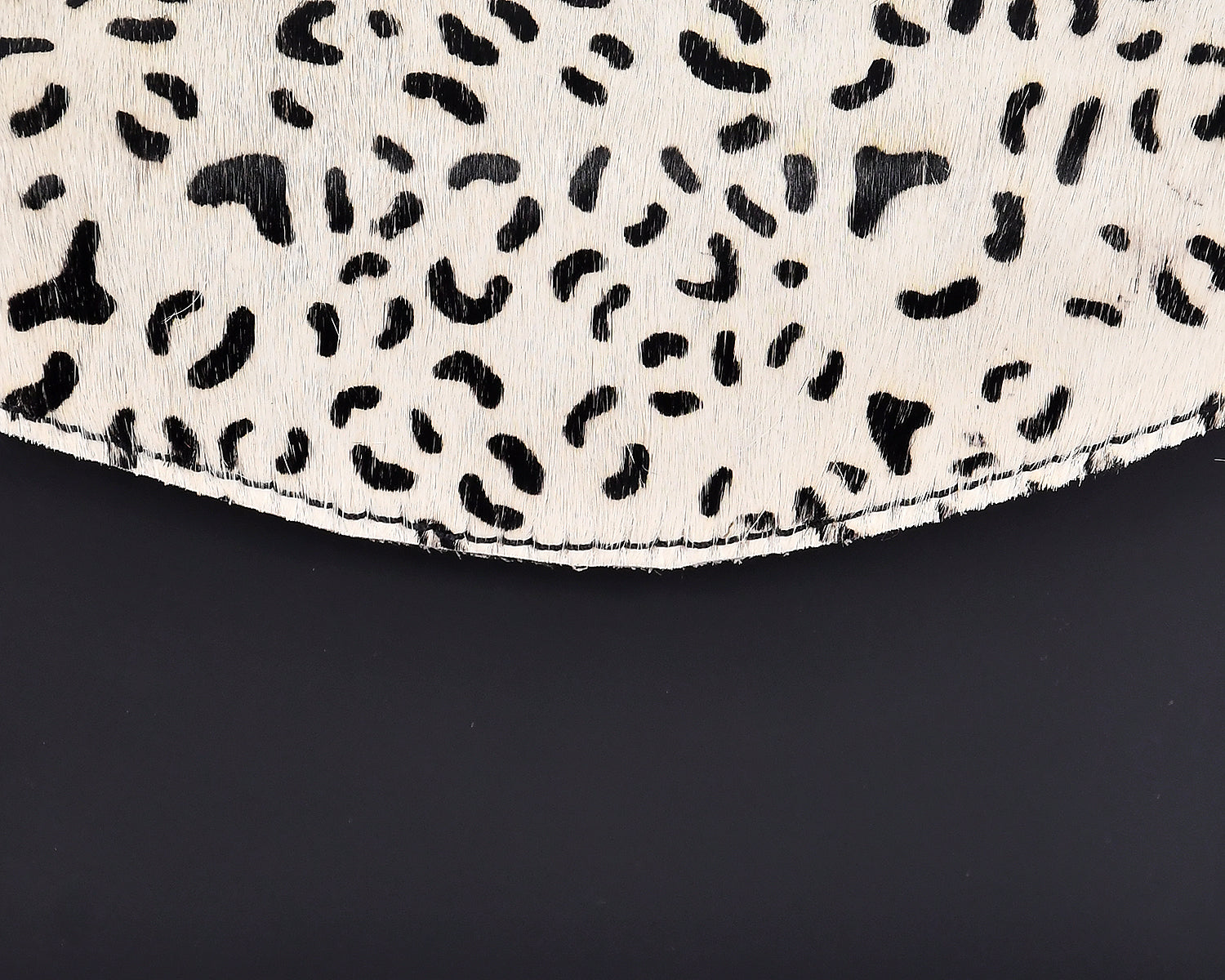 Black Crossbody Sling Bag with Printed Hair Flap Minimal & Stylish Everyday Sling