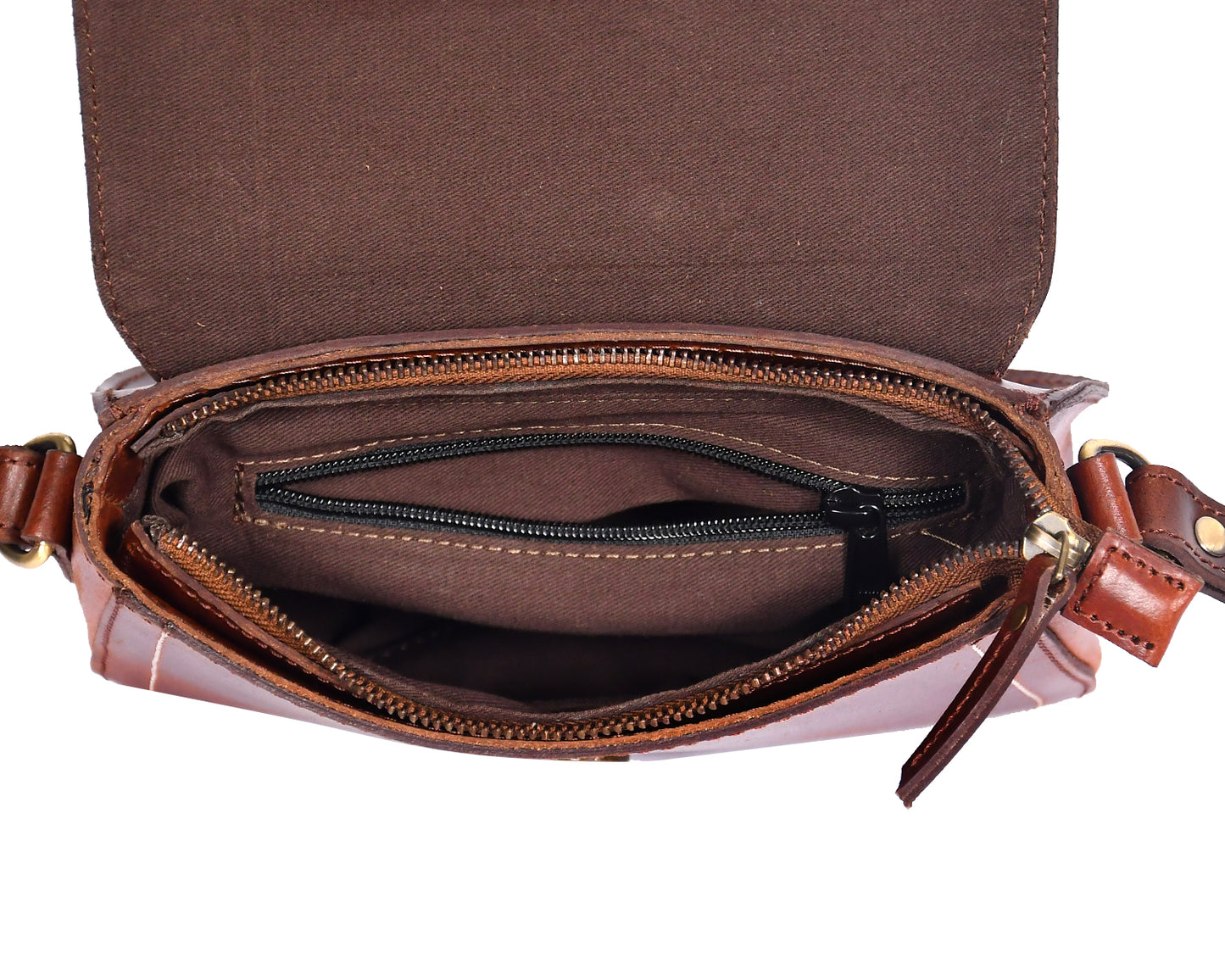Elevate Your Style with our Brown Leather Sling Bag – The Perfect Fashion Accessory. - CELTICINDIA