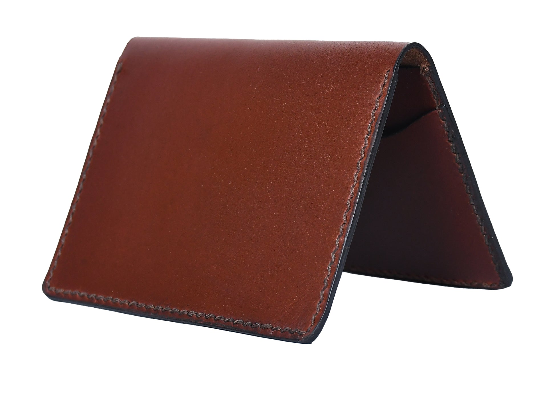 Celtic brown color pure leather passport case with designer look. - CELTICINDIA