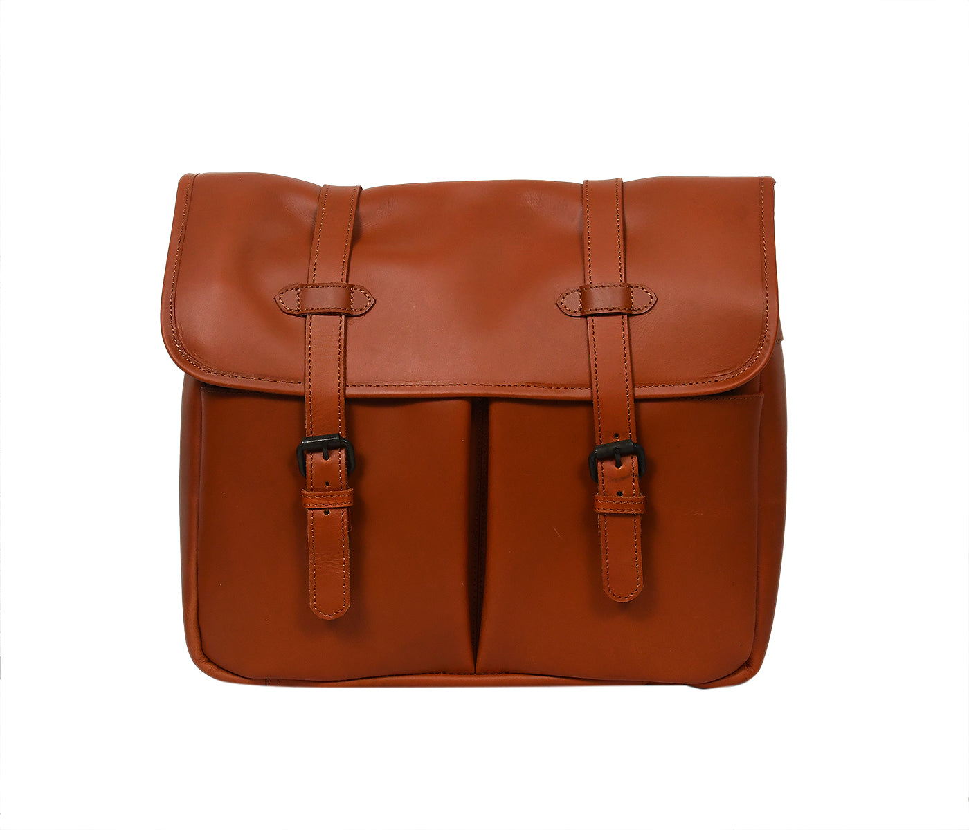 Premium Leather DSLR Camera Bag with Adjustable Strap & Padded Compartments