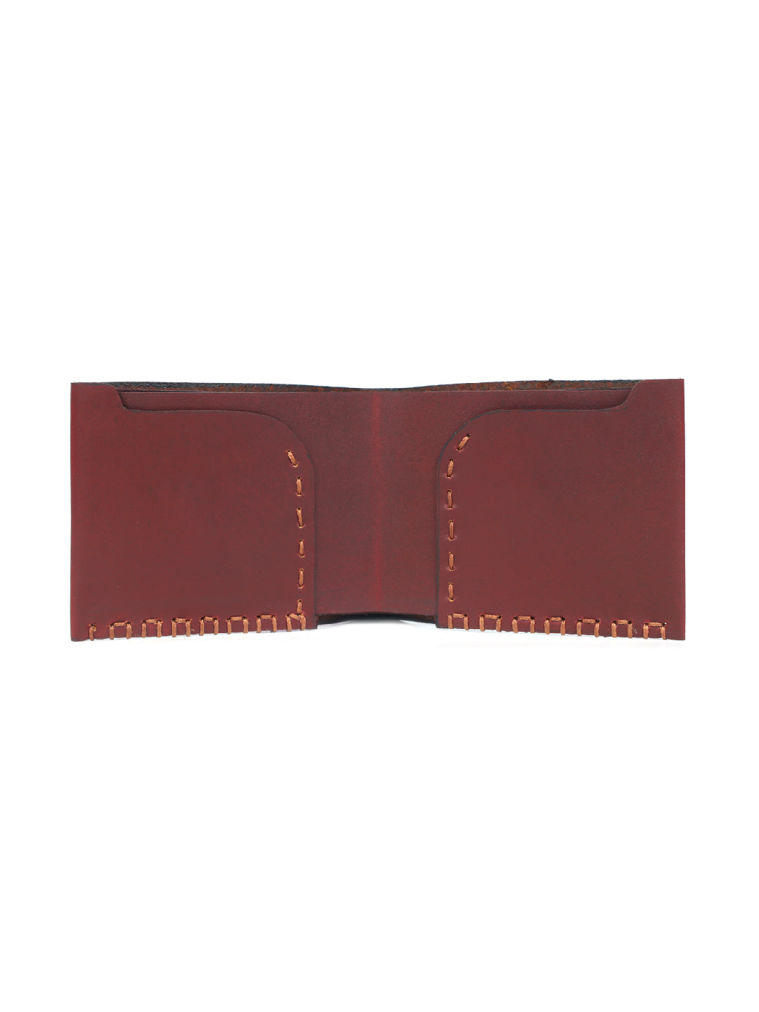 Genuine Leather Slim Card Holder Wallet with Compartment