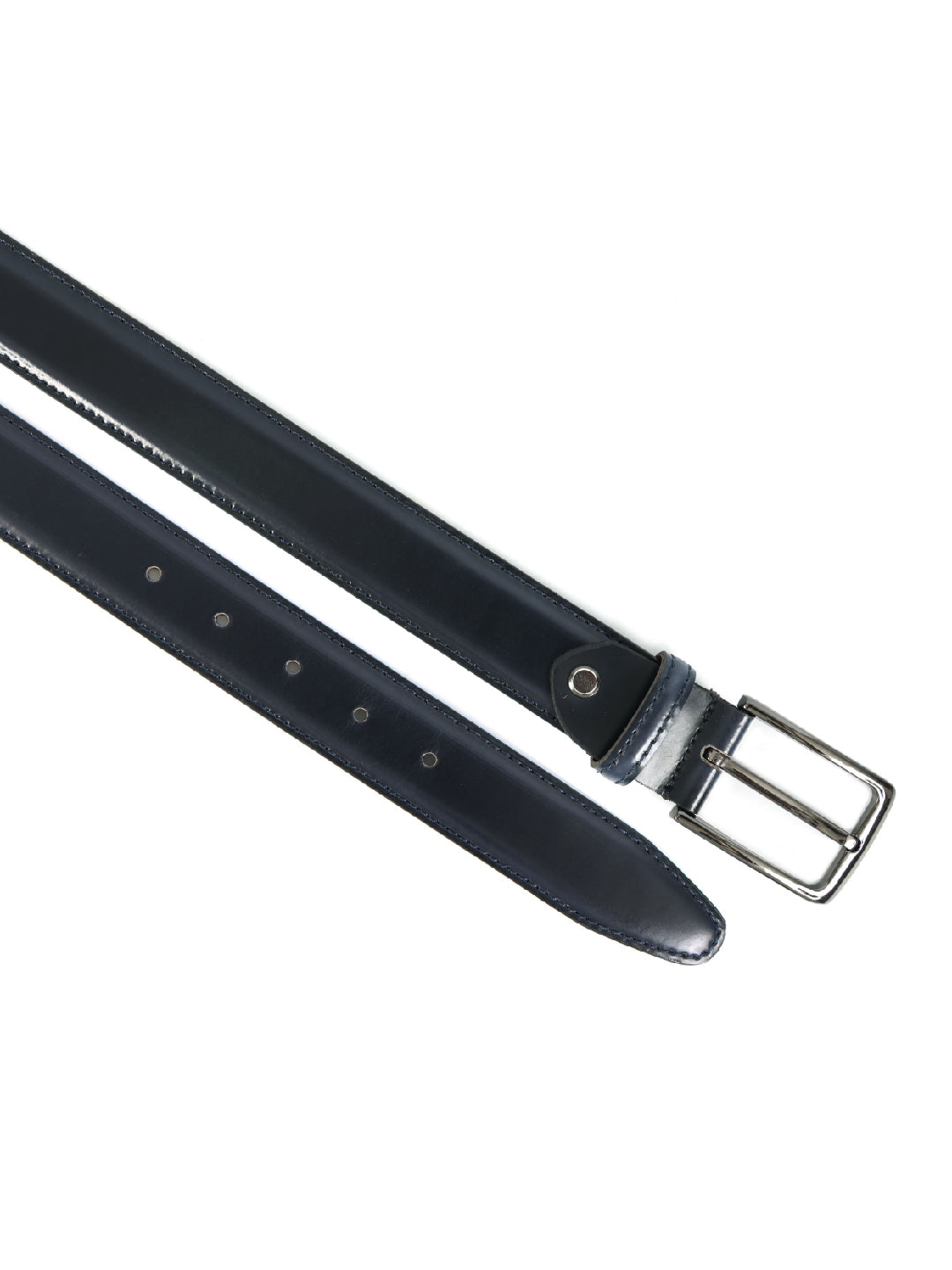 Stylish Black Leather Belt for Men with Silver Buckle – Formal & Casual Genuine Leather Waist Belt ART:-LB-903