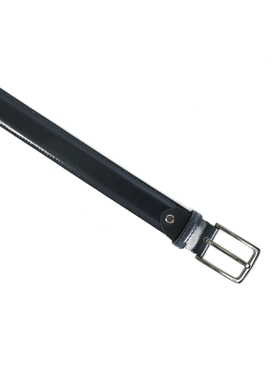 Stylish Black Leather Belt for Men with Silver Buckle – Formal & Casual Genuine Leather Waist Belt ART:-LB-903