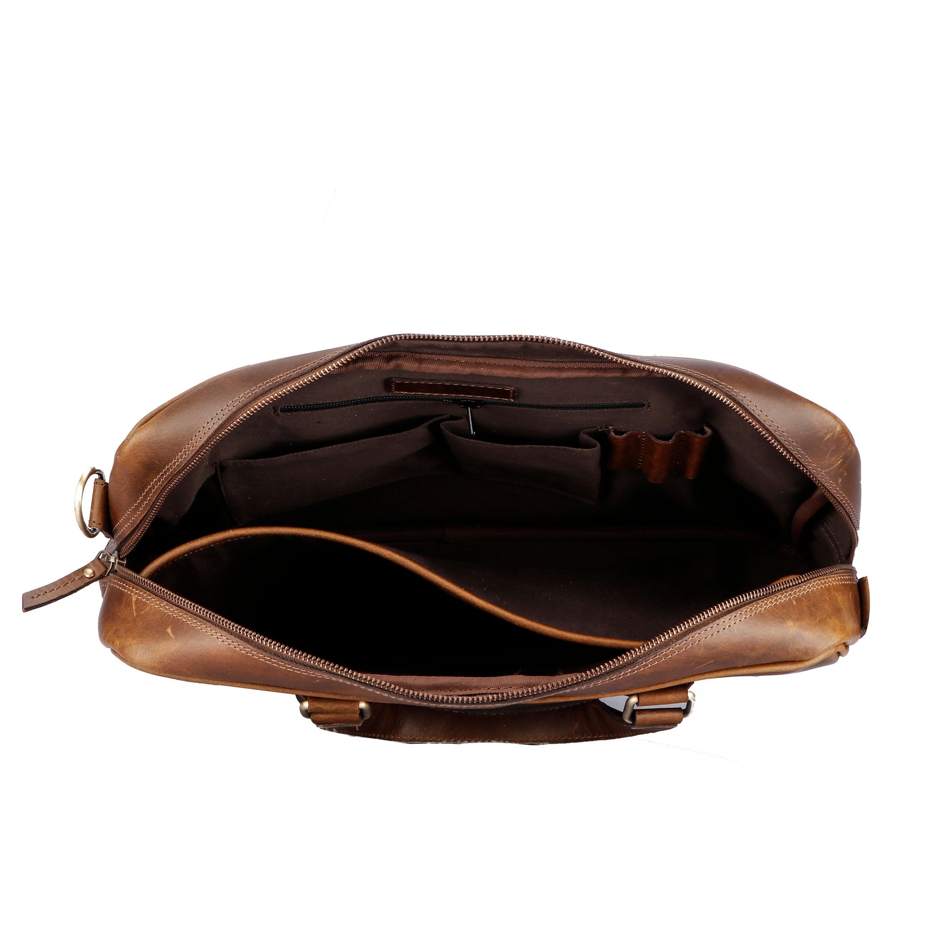 Celtic Multi Brown Handmade Messenger Bag (100% Genuine Leather) - CELTICINDIA