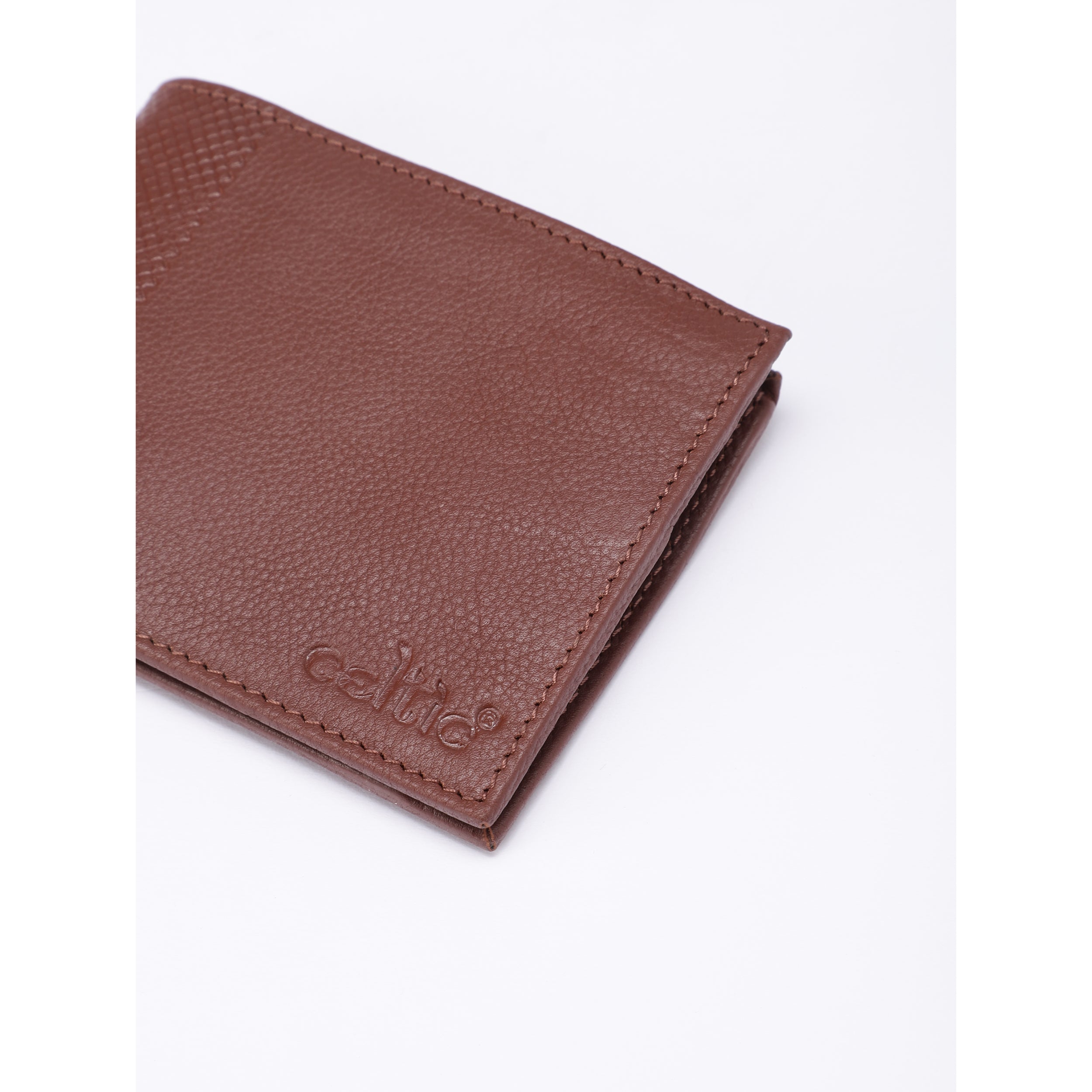 Premium Brown Textured Leather Belt & Wallet Combo for Men | Vintage Style Gift Set
