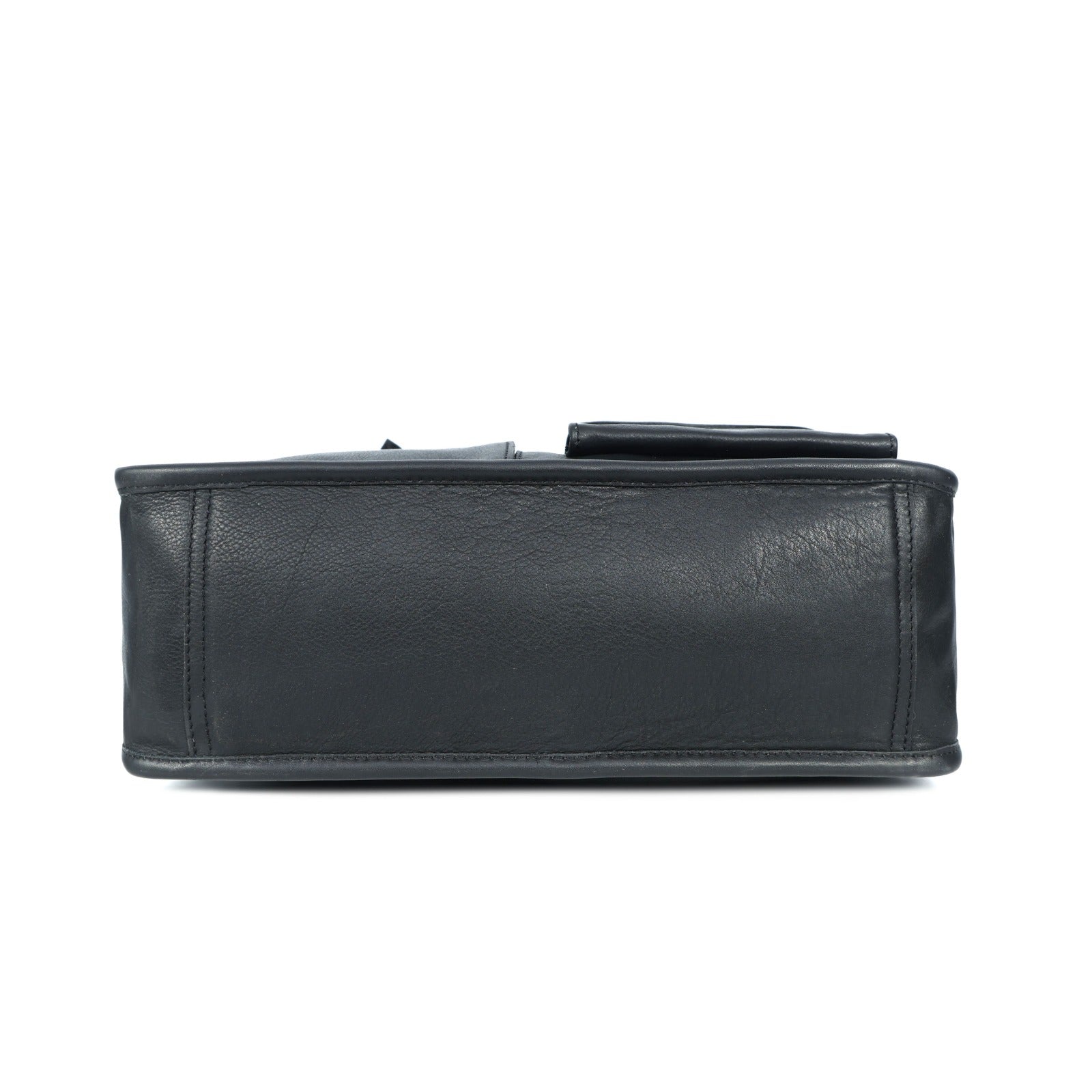 Premium Export Quality Genuine Leather Office Tote Bag with Zip Pockets & Sling Strap