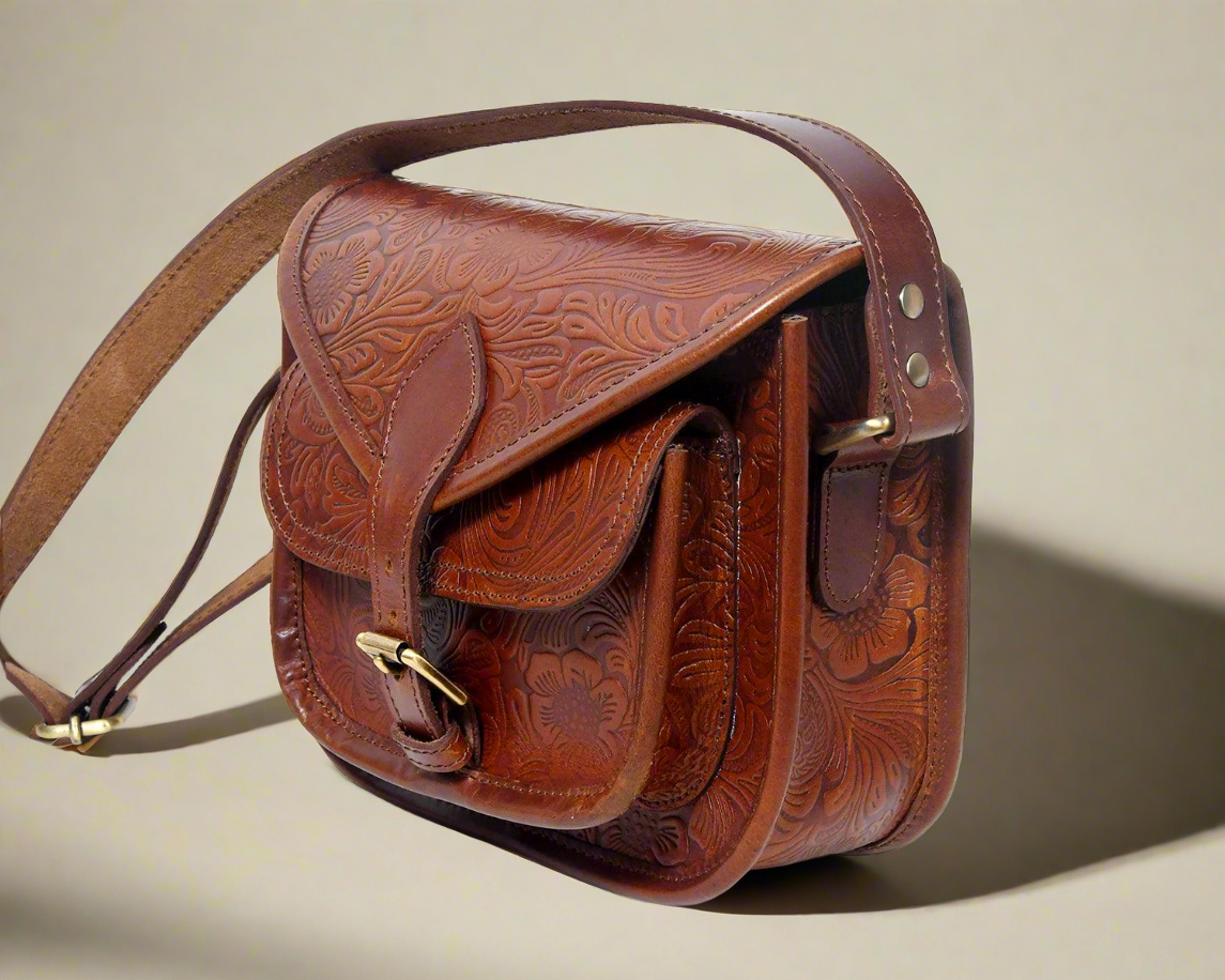 Embossing Leather Bag