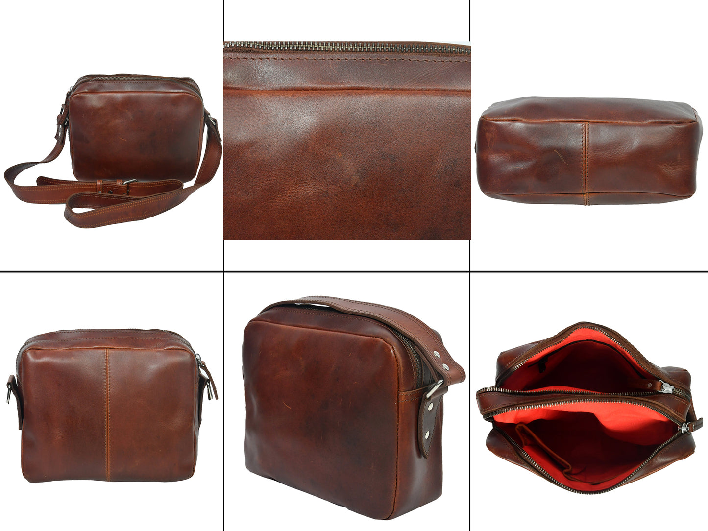 Celtic premium Elegant Brown Leather Cross Body - CELTICINDIA