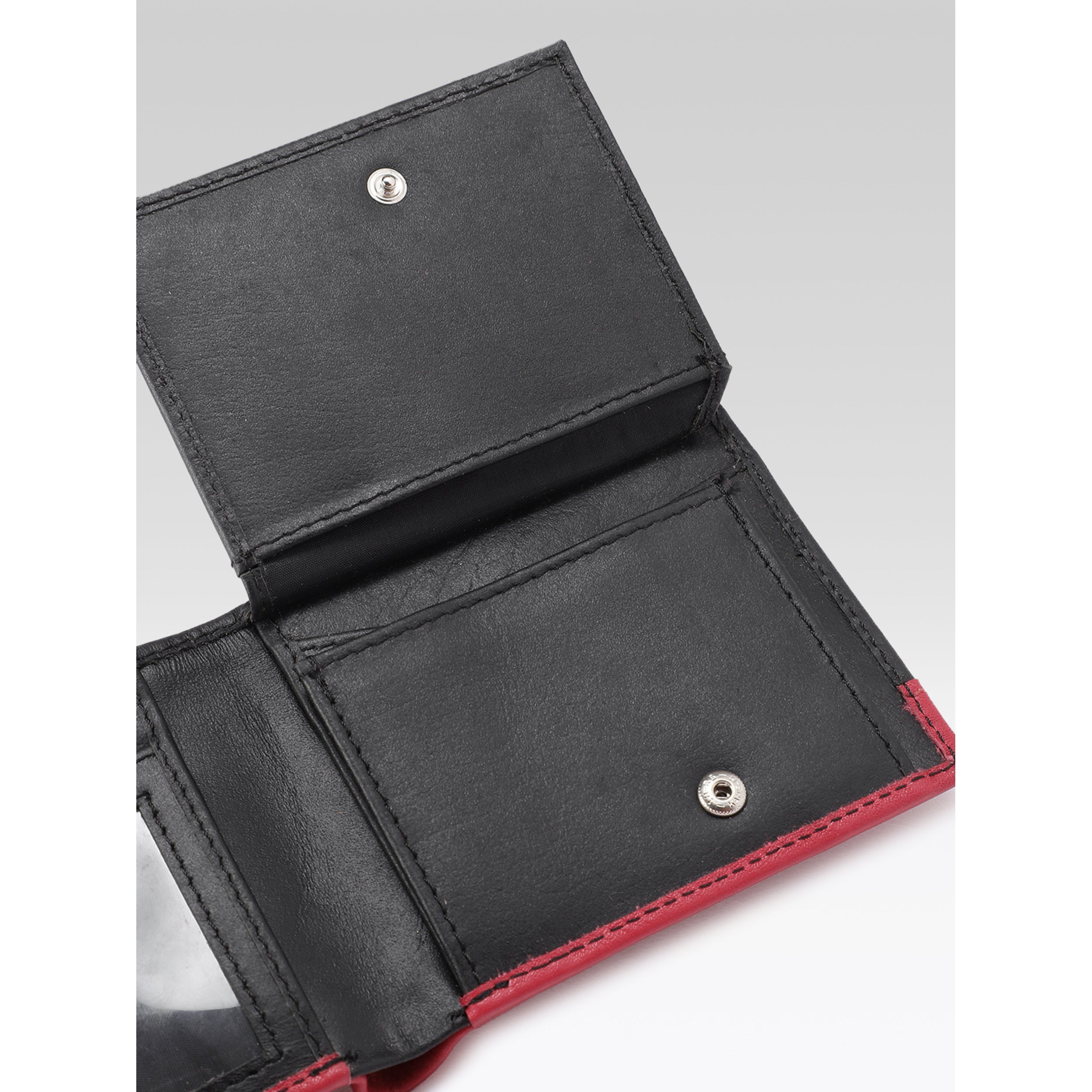 Premium Black Leather Wallet for Men | with ID Window & Secure Coin Pocket