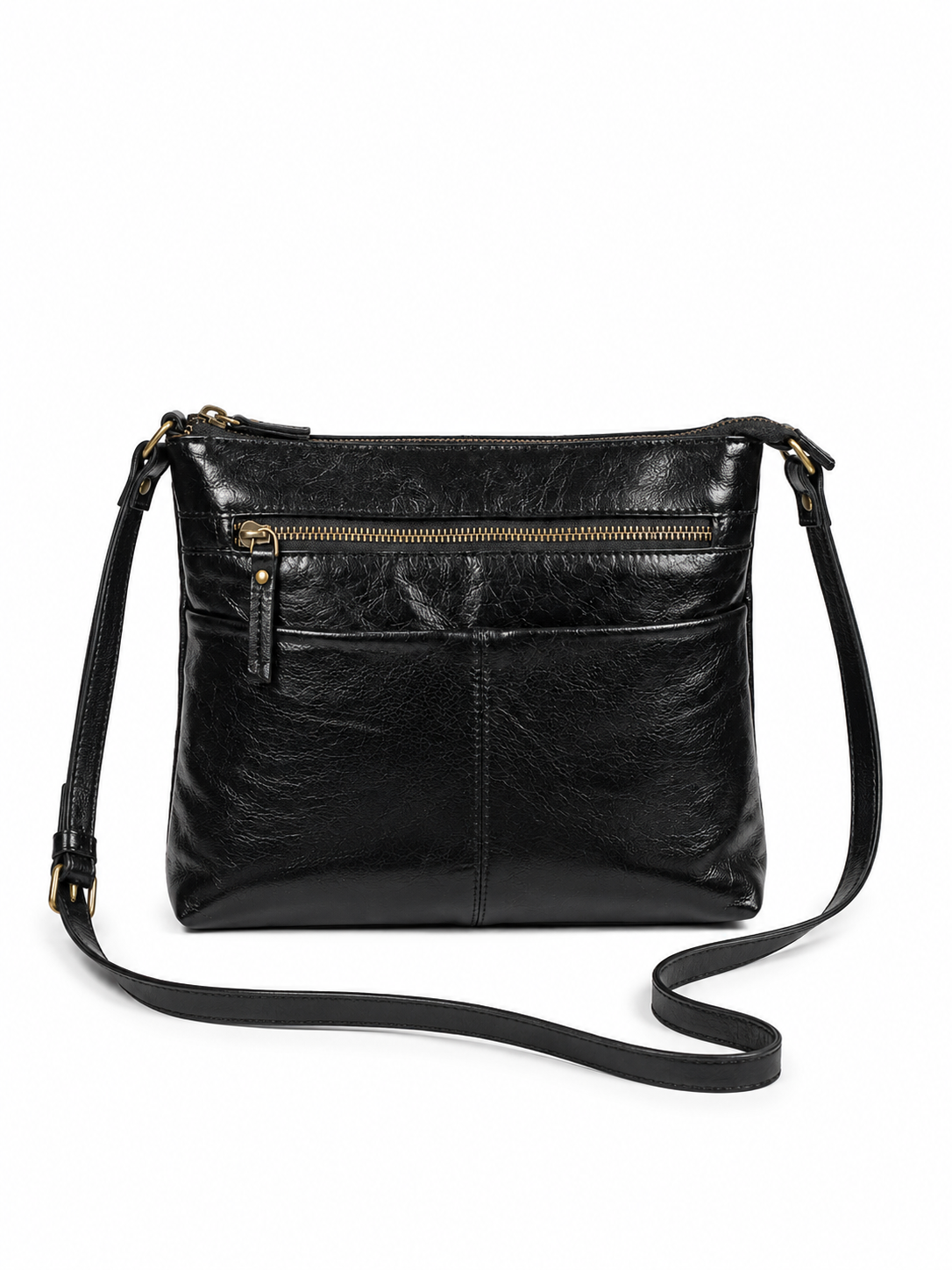 Premium Leather Crossbody Sling Bag Lightweight Everyday Travel Purse