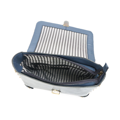 Premium Genuine  Leather  Crossbody HandBag with Top Handle,  & Adjustable Strap