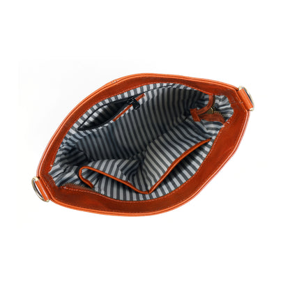 Premium Genuine Leather Shoulder Bag in Classic Brown | Unisex Spacious Crossbody with Adjustable Strap | Ideal for Office, Travel & Daily Use