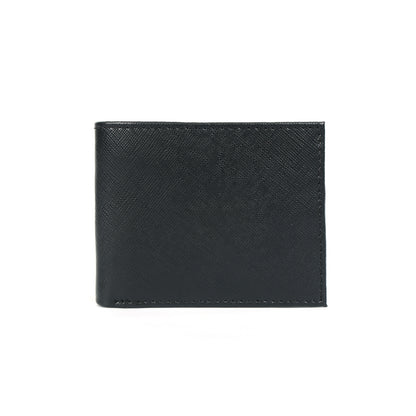 Premium  Genuine Leather Bi-Fold Wallet with Flip ID Window & Coin Pocket