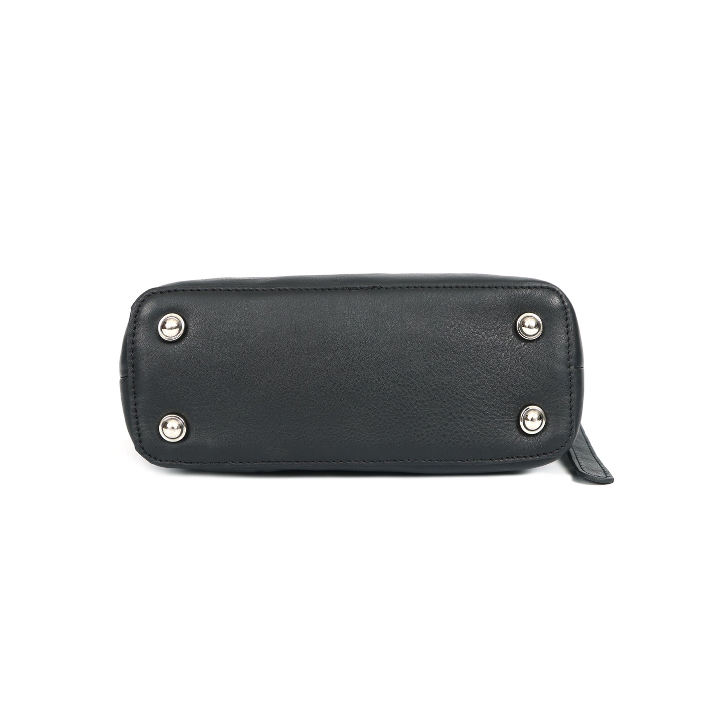 Genuine Leather Black Shoulder Bag | Minimalist Everyday Crossbody