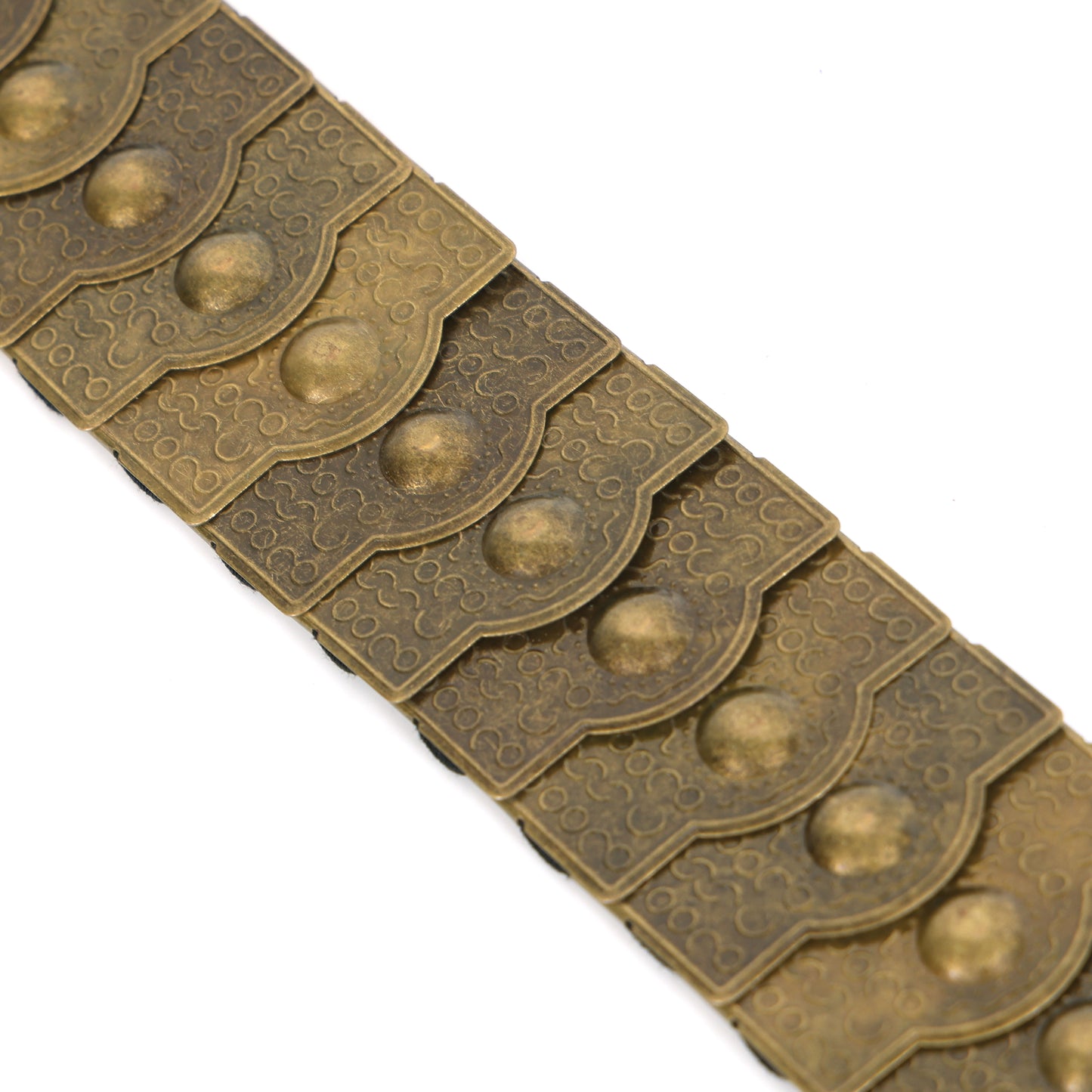 Celtic Black Studded Elastic Waist Belt for Women | Trendy Stretchable Fashion Belt with Golden Buckle for Dresses & Jeans