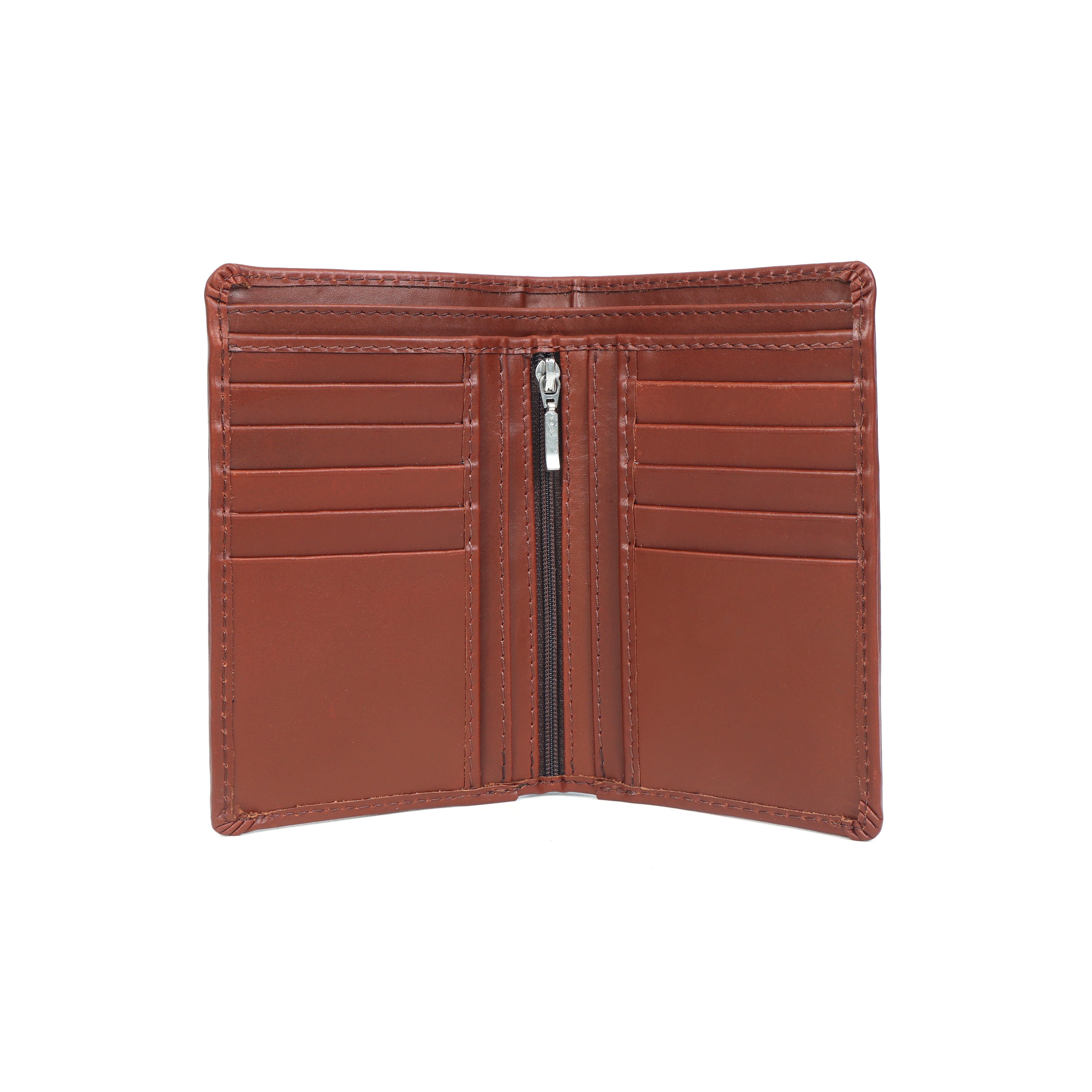 Premium Leather Card  Holder with Zipper Pocket