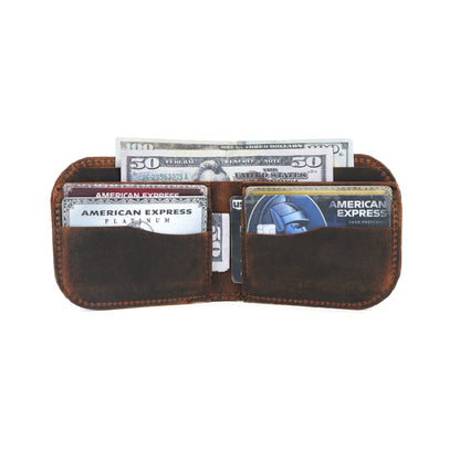 Dual-Tone Leather Wallet for Men – Bi-Fold Design Art-LA-1435