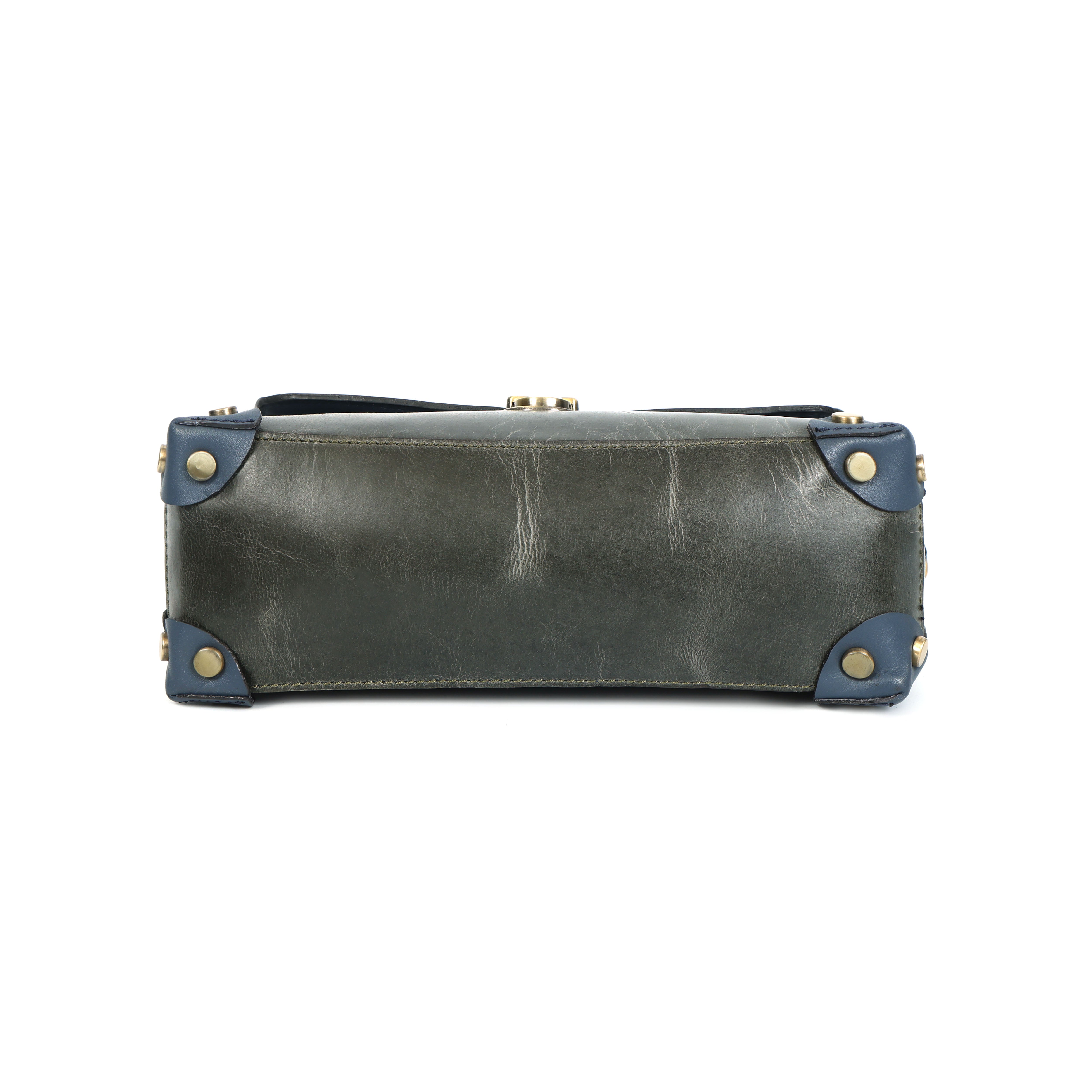 Premium Genuine  Leather  Crossbody HandBag with Top Handle,  & Adjustable Strap