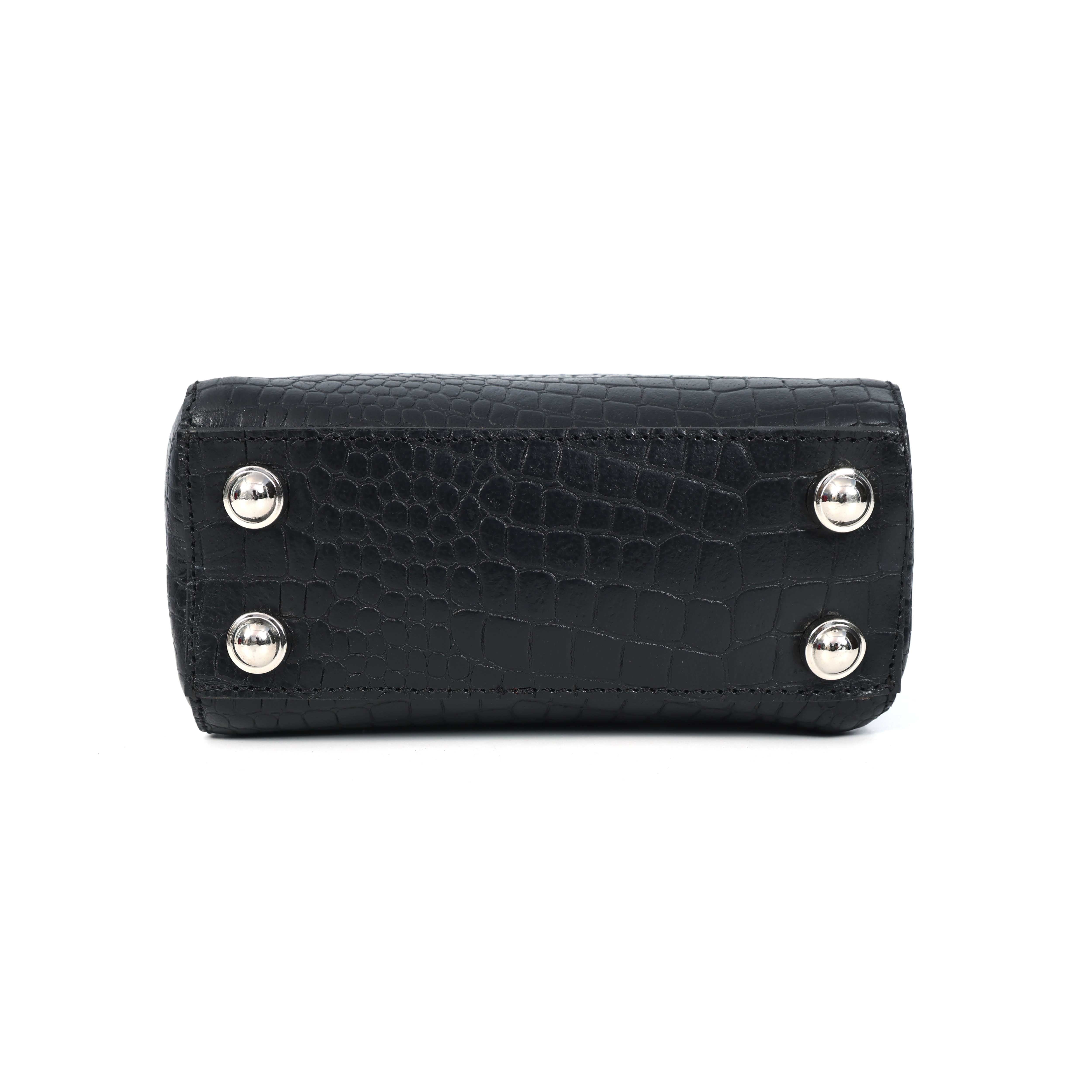 Stylish Leather Croco Print Sling Bag  Chic & Versatile. BG-1621