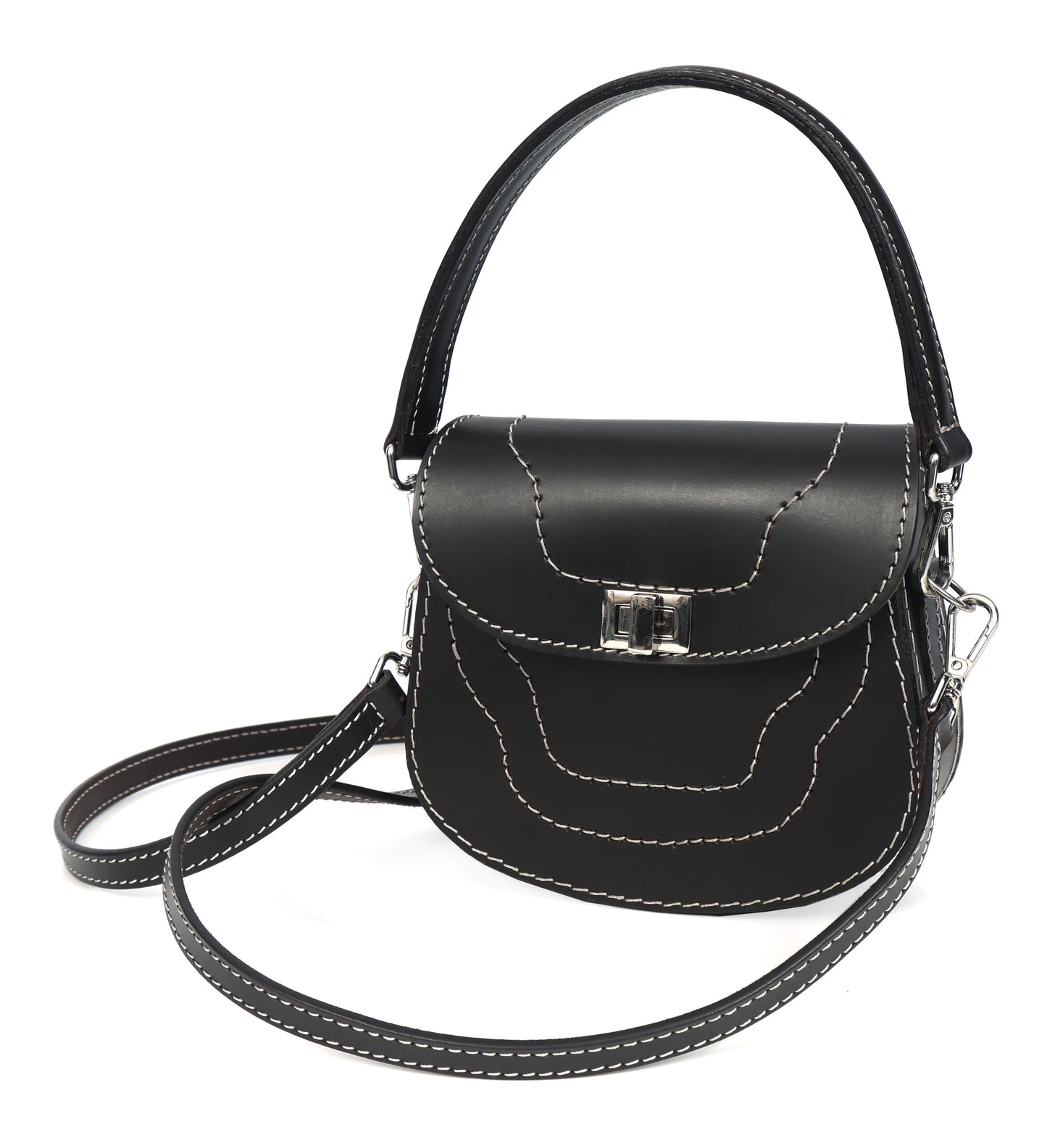 Stylish Celtic Leather Bag - Perfect Blend of Tradition & Modern Fashion, Art:- LA-1365