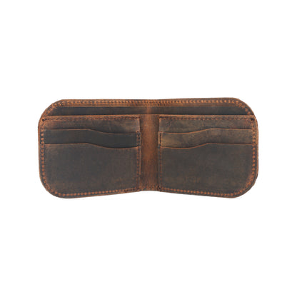 Dual-Tone Leather Wallet for Men – Bi-Fold Design Art-LA-1435