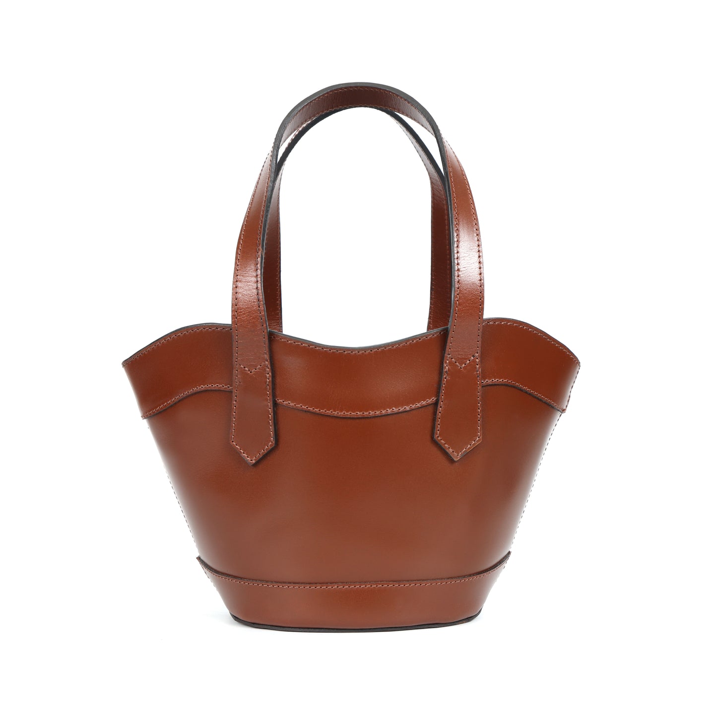 Genuine Leather Brown crossbody Bag | Classic bag with top handle for Women