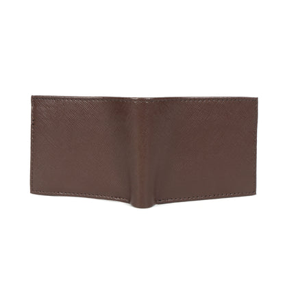 Premium  Genuine Leather Bi-Fold Wallet with Flip ID Window & Coin Pocket