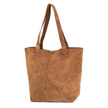 Genuine Leather Brown Tote Bag | Stylish Large Shoulder Shoppe