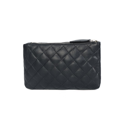 Black Pure Leather Clutch Bag for Women – Elegant & Timeless. BG-1633