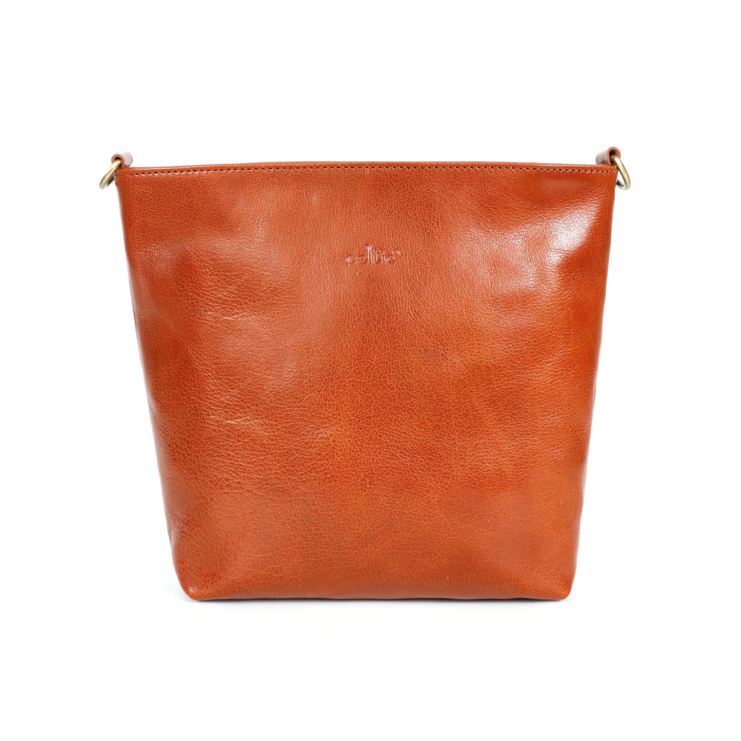 Premium Genuine Leather Shoulder Bag in Classic Brown | Unisex Spacious Crossbody with Adjustable Strap | Ideal for Office, Travel & Daily Use