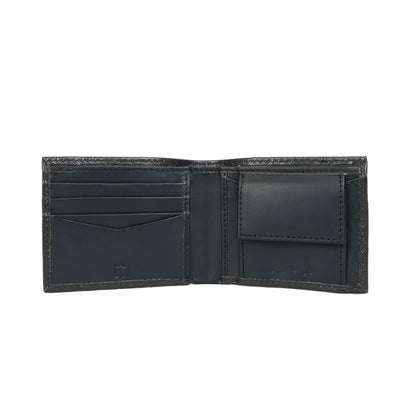 Premium  Genuine Leather Bi-Fold Wallet with Flip ID Window & Coin Pocket