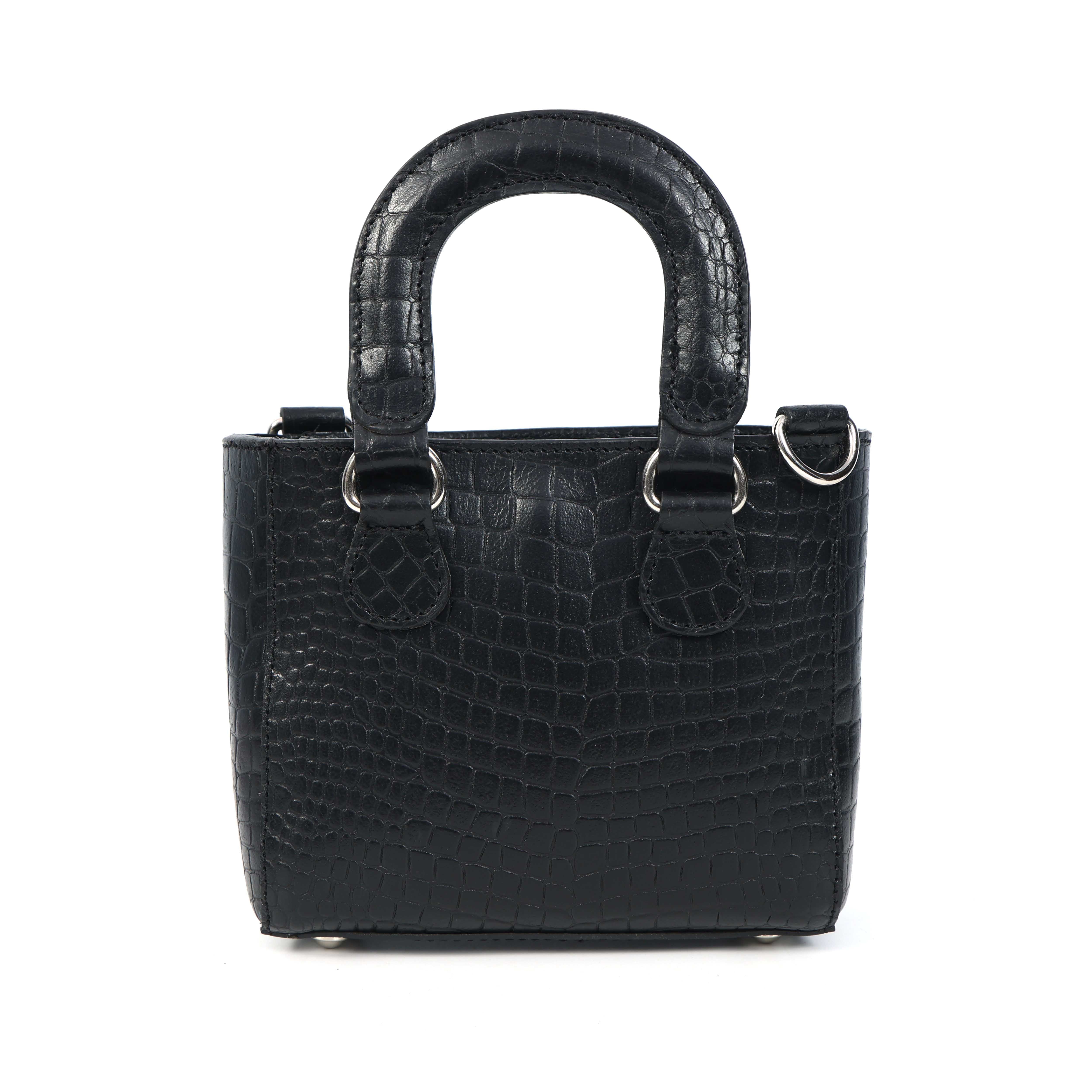 Stylish Leather Croco Print Sling Bag  Chic & Versatile. BG-1621