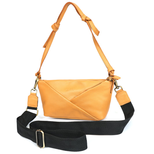 Premium Leather  Shoulder Bag with Adjustable Strap, Zip Closure & Inner Pockets