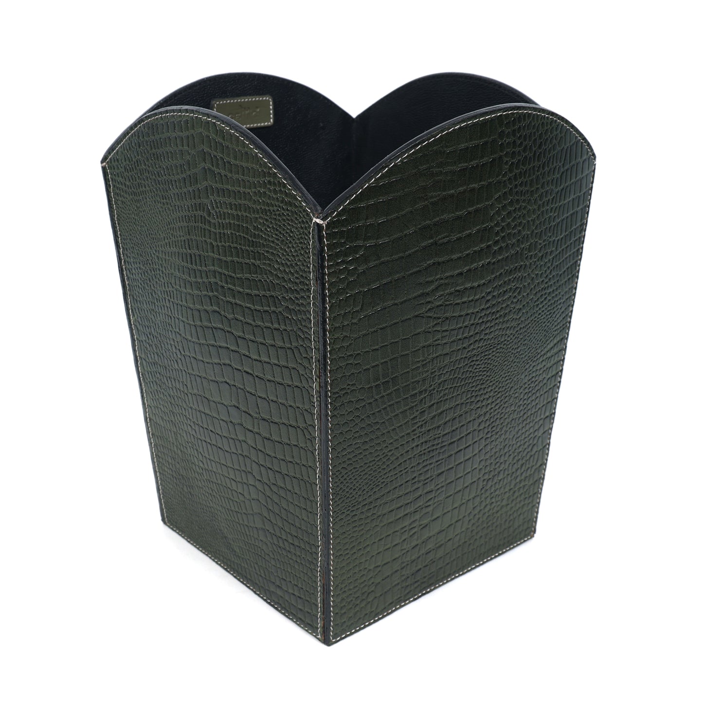 Premium Leather Dustbin for Office Use – Stylish & Functional Waste Solution Art: LA- D02