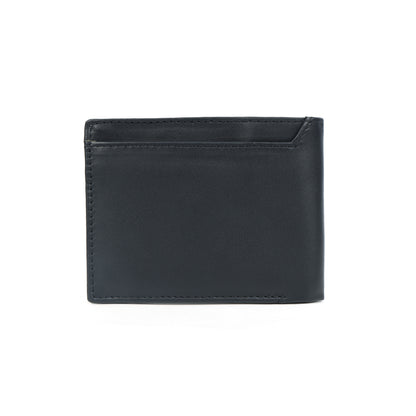 Men’s Black Bi-Fold Wallet with Visible Card Slots Art: LA-1436