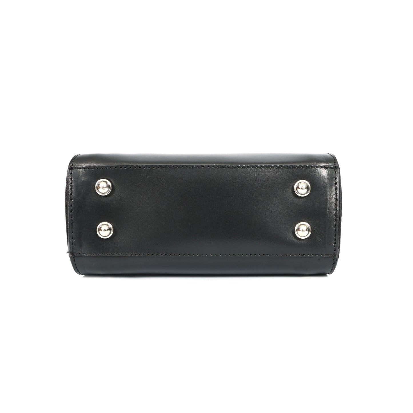 Premium Structured Leather Handbag with Top Handle & Crossbody Strap