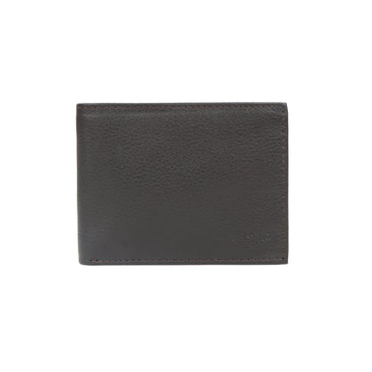 Sleek Black Leather Wallet - Style and Practicality Combined, Art:- LA-1408