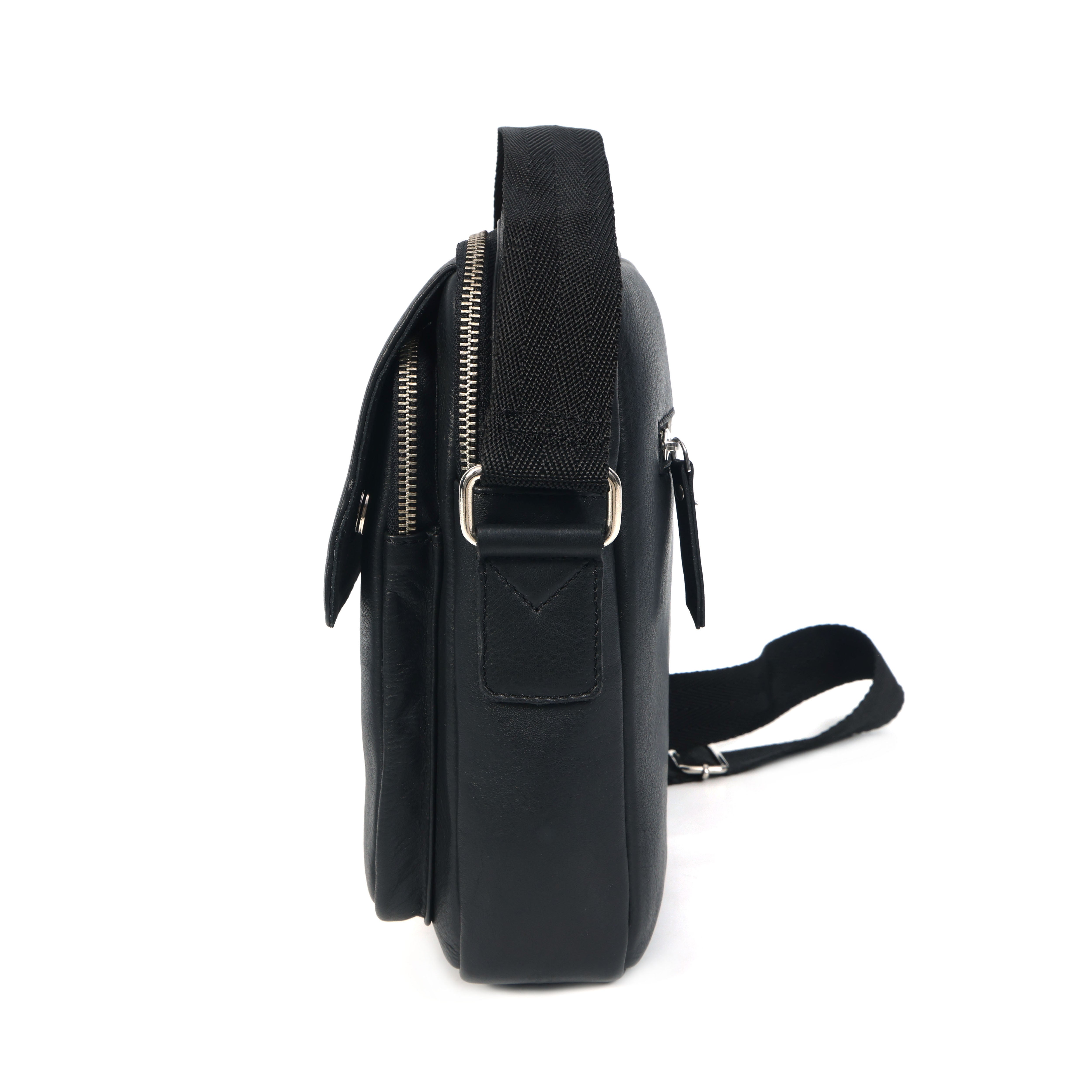Stylish & Versatile Leather Unisex Side Bag  Perfect for Every Occasion. Art: BG-1367