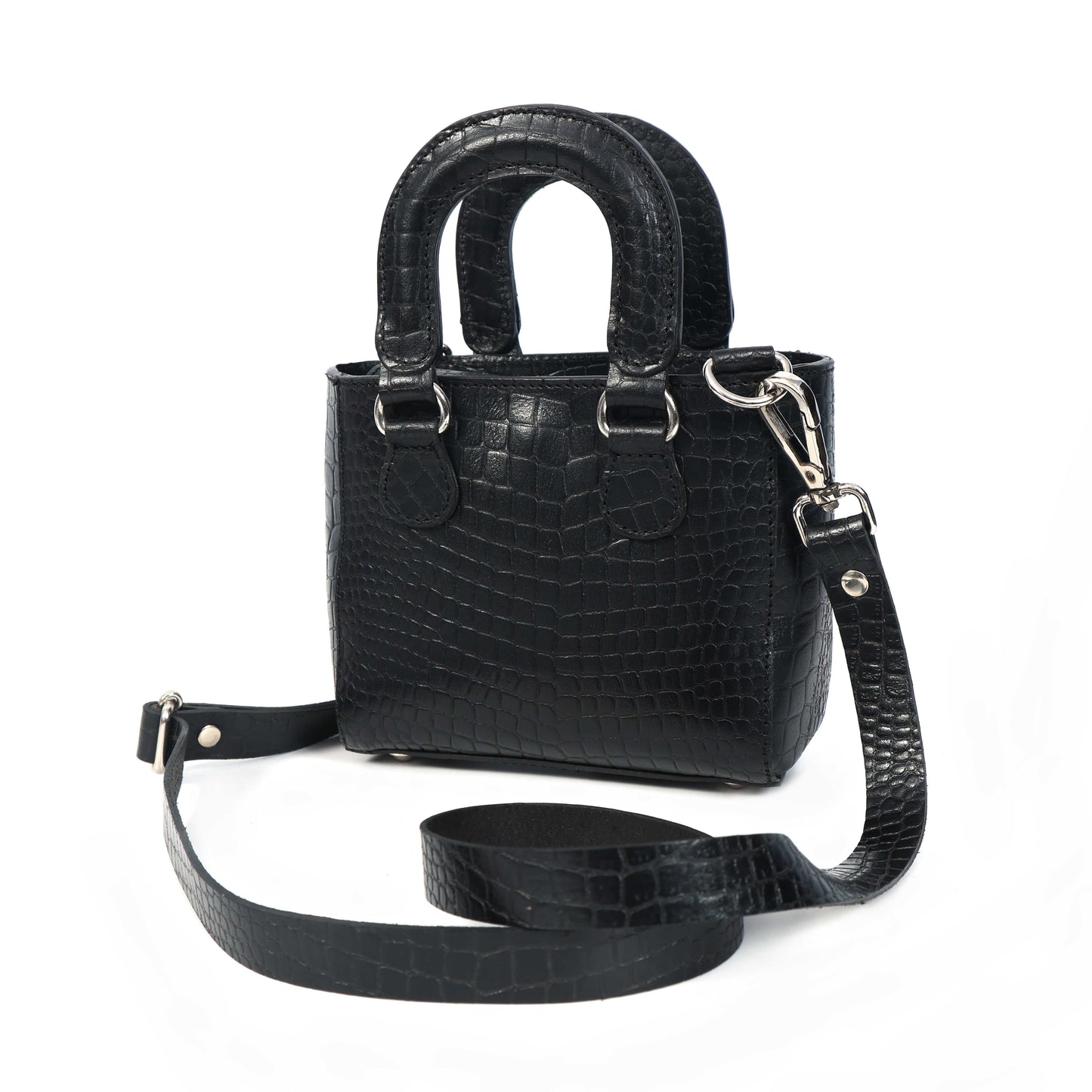 Stylish Leather Croco Print Sling Bag – Chic & Versatile. BG-1569 C