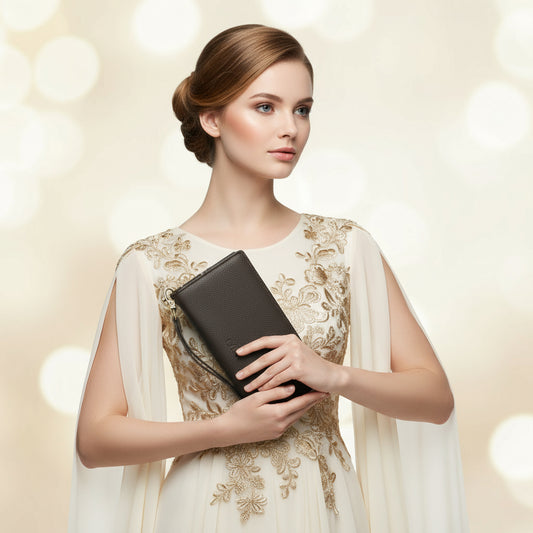 "Shop Stylish Ladies' Black Clutches: Timeless Elegance and Versatility" ART:-LA-1601