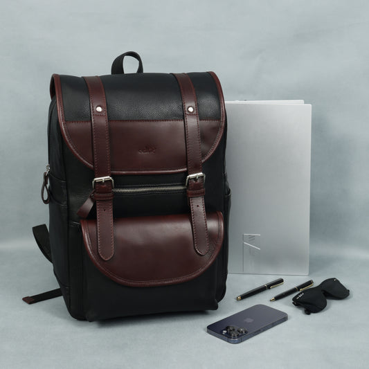 Timeless Leather Unisex Classic Backpack – Stylish & Functional for All Occasions. Art: BG-1611