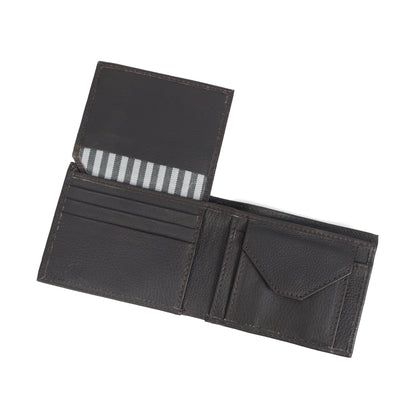 Sleek Black Leather Wallet - Style and Practicality Combined, Art:- LA-1408