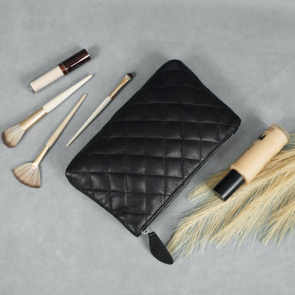 Black Pure Leather Clutch Bag for Women – Elegant & Timeless. BG-1633