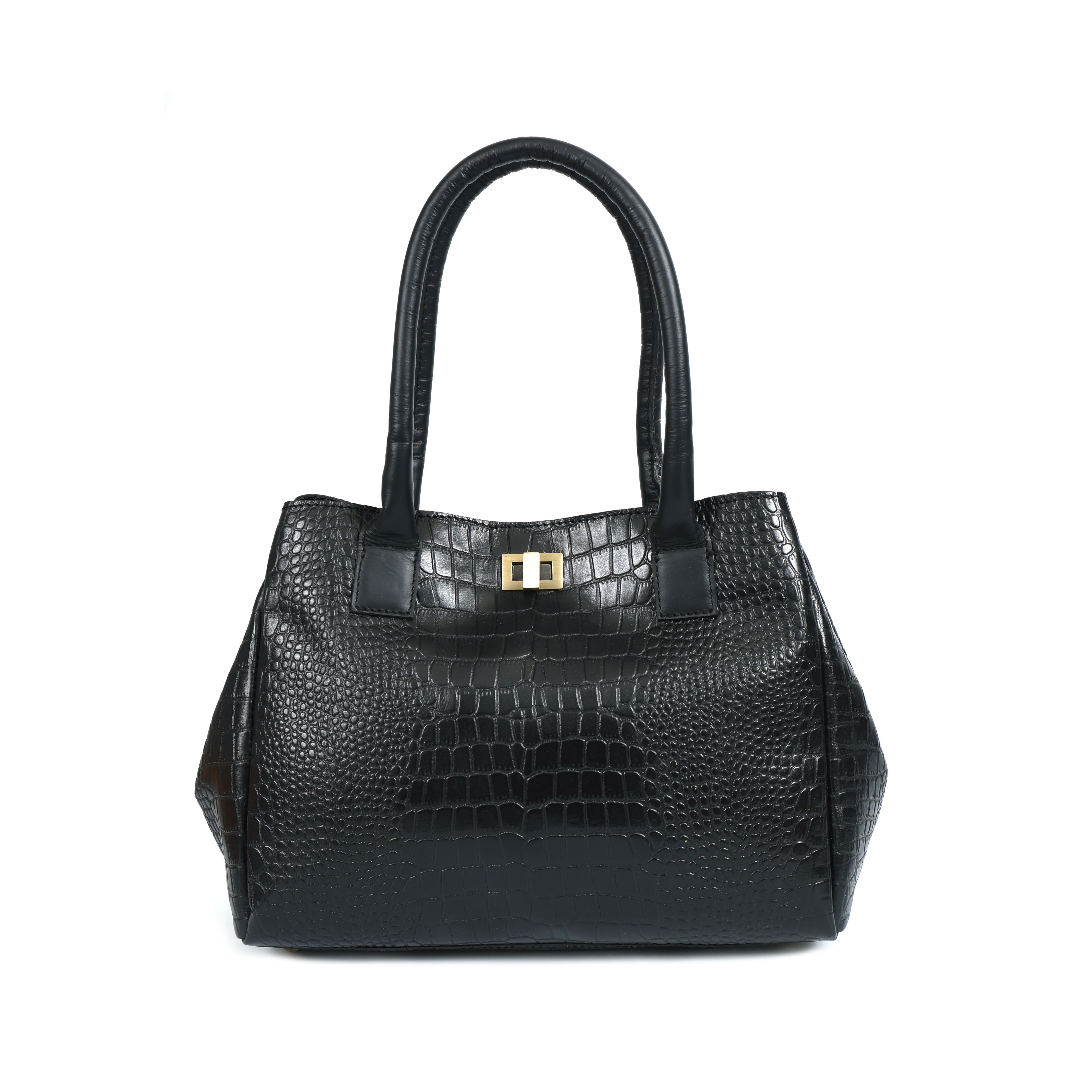 Premium Croc Pattern Leather Women's 4-in-1 Handbag Set (Tote, Shoulder, Sling & clutch)
