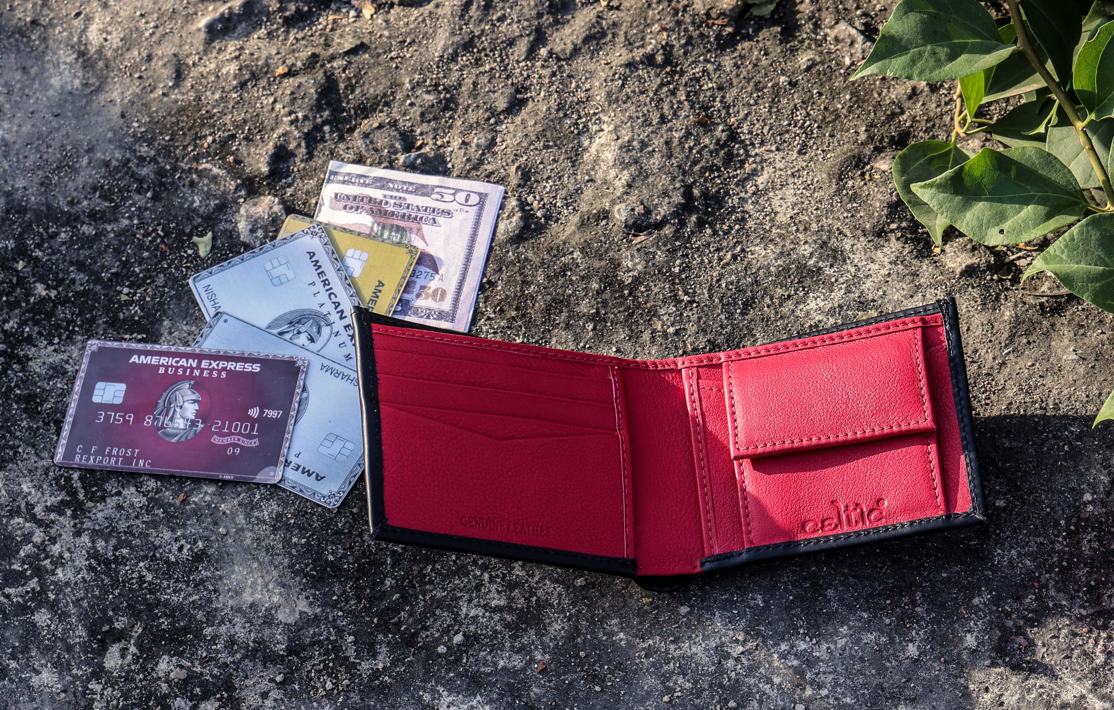 Celtic Genuine Leather Bi-Fold Wallet with Coin Pocket | Slim & Stylish Men’s Wallet