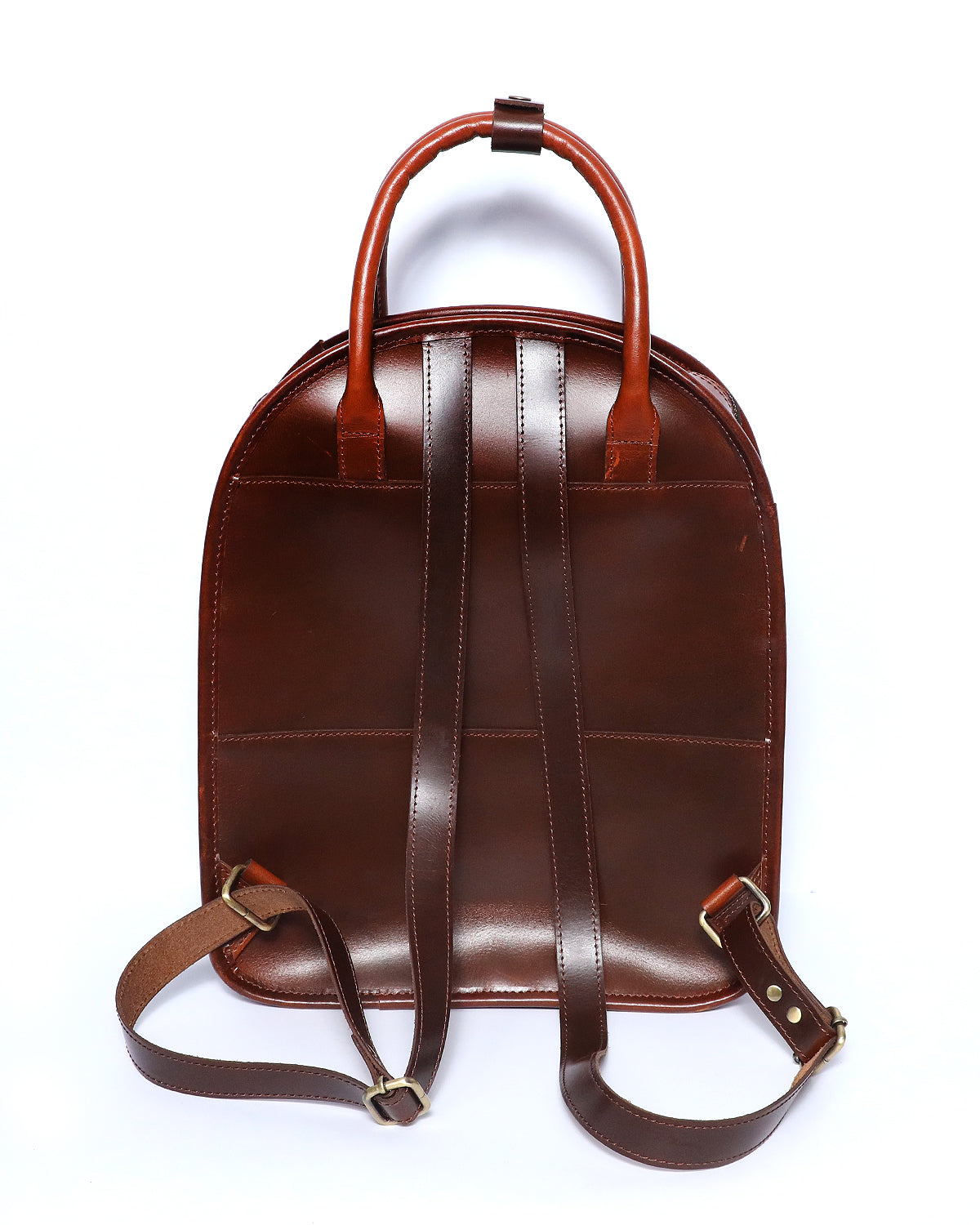 Premium Genuine Leather  Backpack with Front Utility Pocket